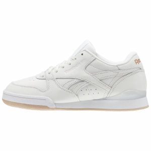 Adidasy Damskie Reebok Phase 1 Pro Białe/Beżowe/Różowe Złote PL 29HCPNU